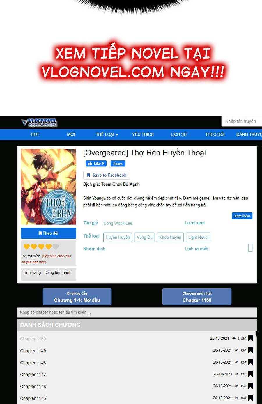 Thợ Rèn Huyền Thoại Chapter 111 - Trang 2