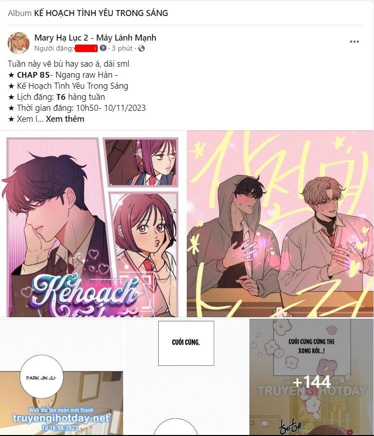 Thứ Mà Đôi Ta Mong Muốn Chapter 85.1 - Trang 2