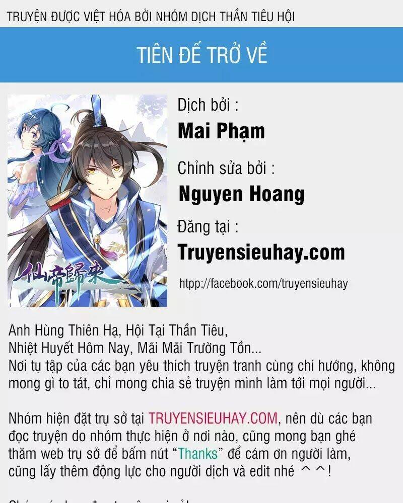 Tiên Đế Qui Lai Chapter 37 - Trang 2