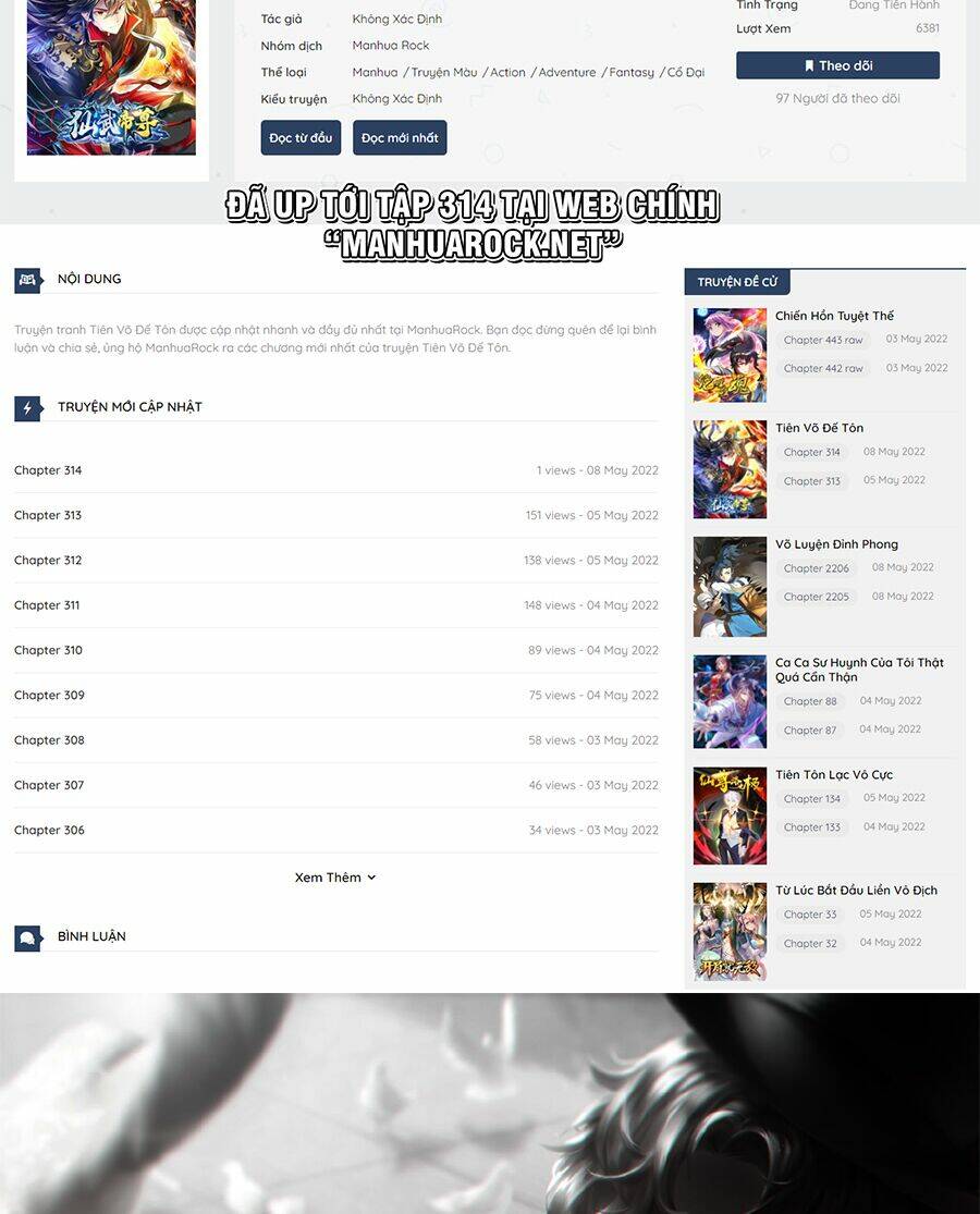 Tiên Võ Đế Tôn Chapter 312 - Trang 2