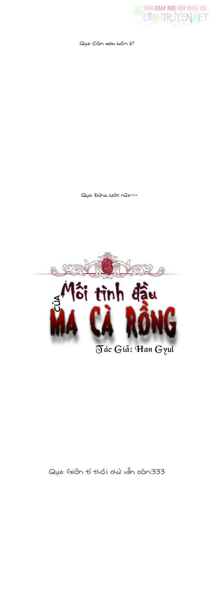Tình Đầu Của Ma Cà Rồng Chapter 4 - Trang 2