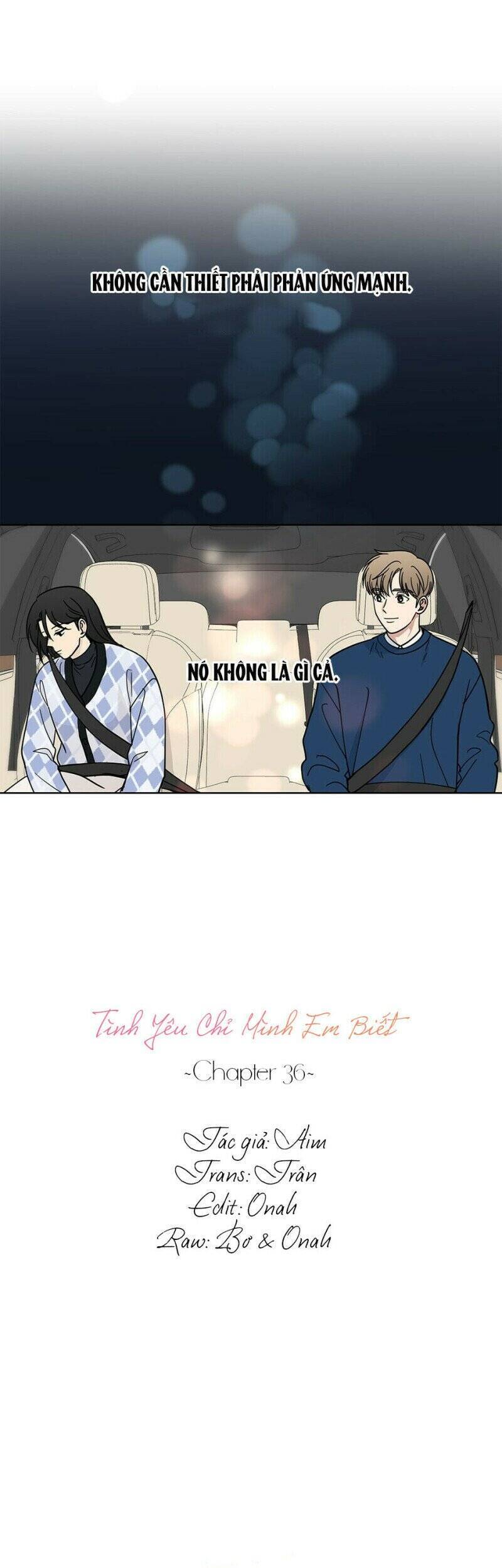 Tình Yêu Chỉ Mình Em Biết Chapter 36 - Trang 2