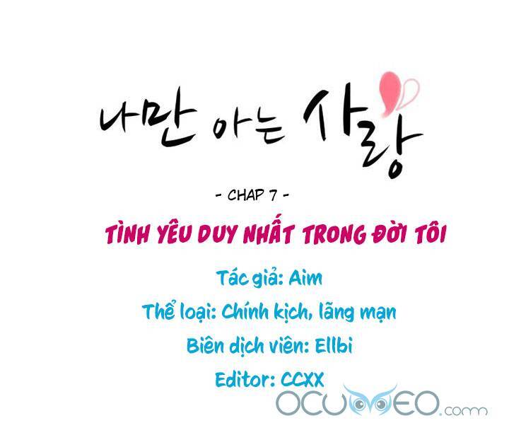 Tình Yêu Chỉ Mình Em Biết Chapter 7 - Trang 2