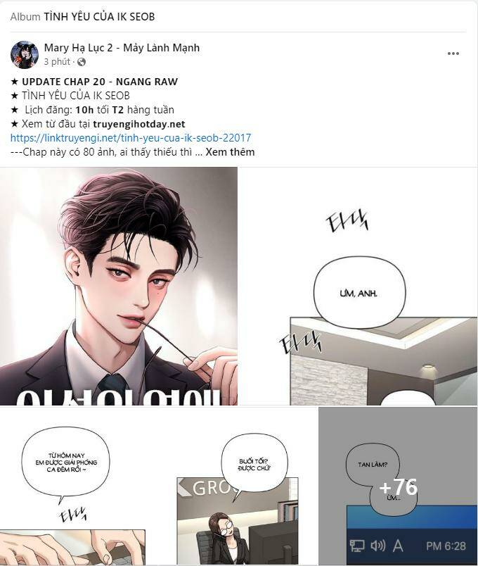 Tình Yêu Của Ik Seob Chapter 20.1 - Trang 2