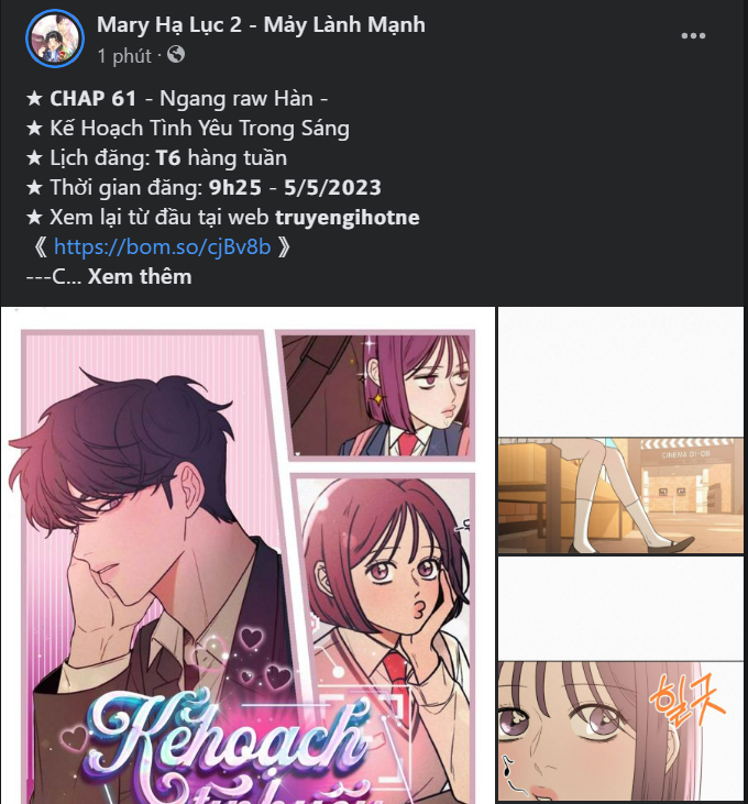 Tình Yêu Trong Sáng Chapter 61.2 - Trang 2
