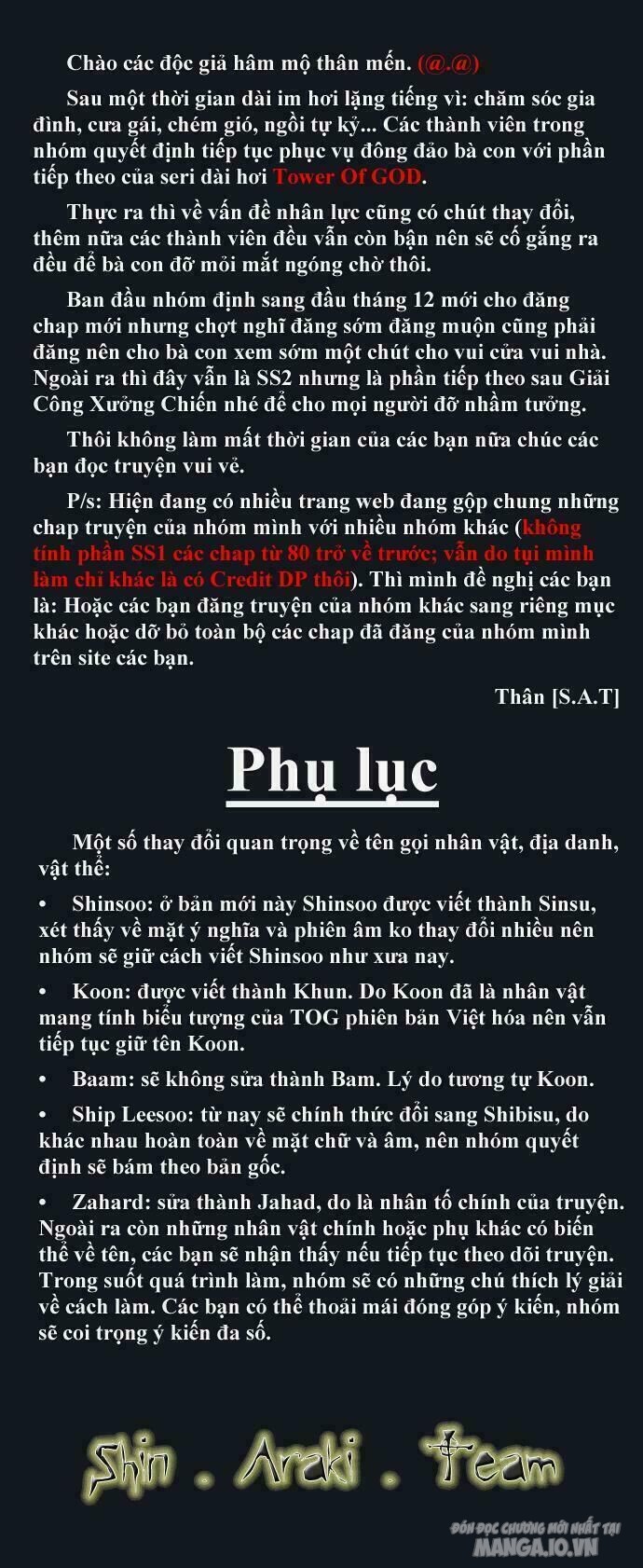 Tòa Tháp Bí Ẩn Chapter 191 - Trang 2
