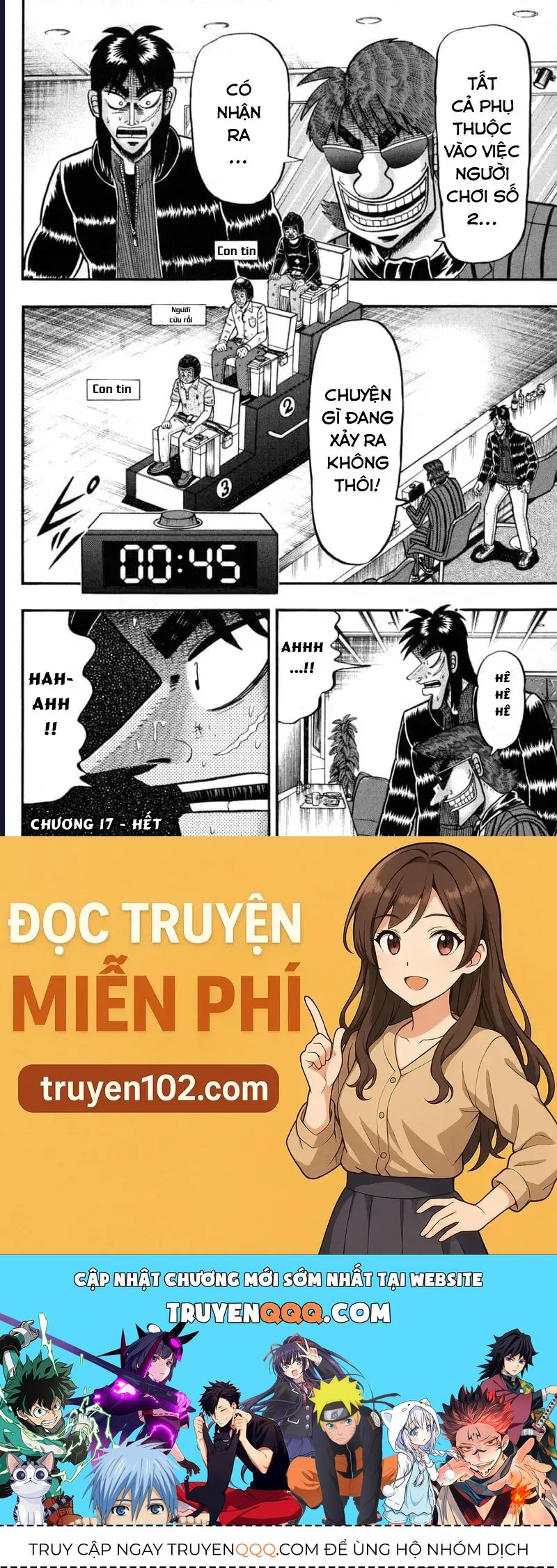 Tobaku Datenroku Kaiji: Kazuya-Hen Chapter 17 - Trang 2