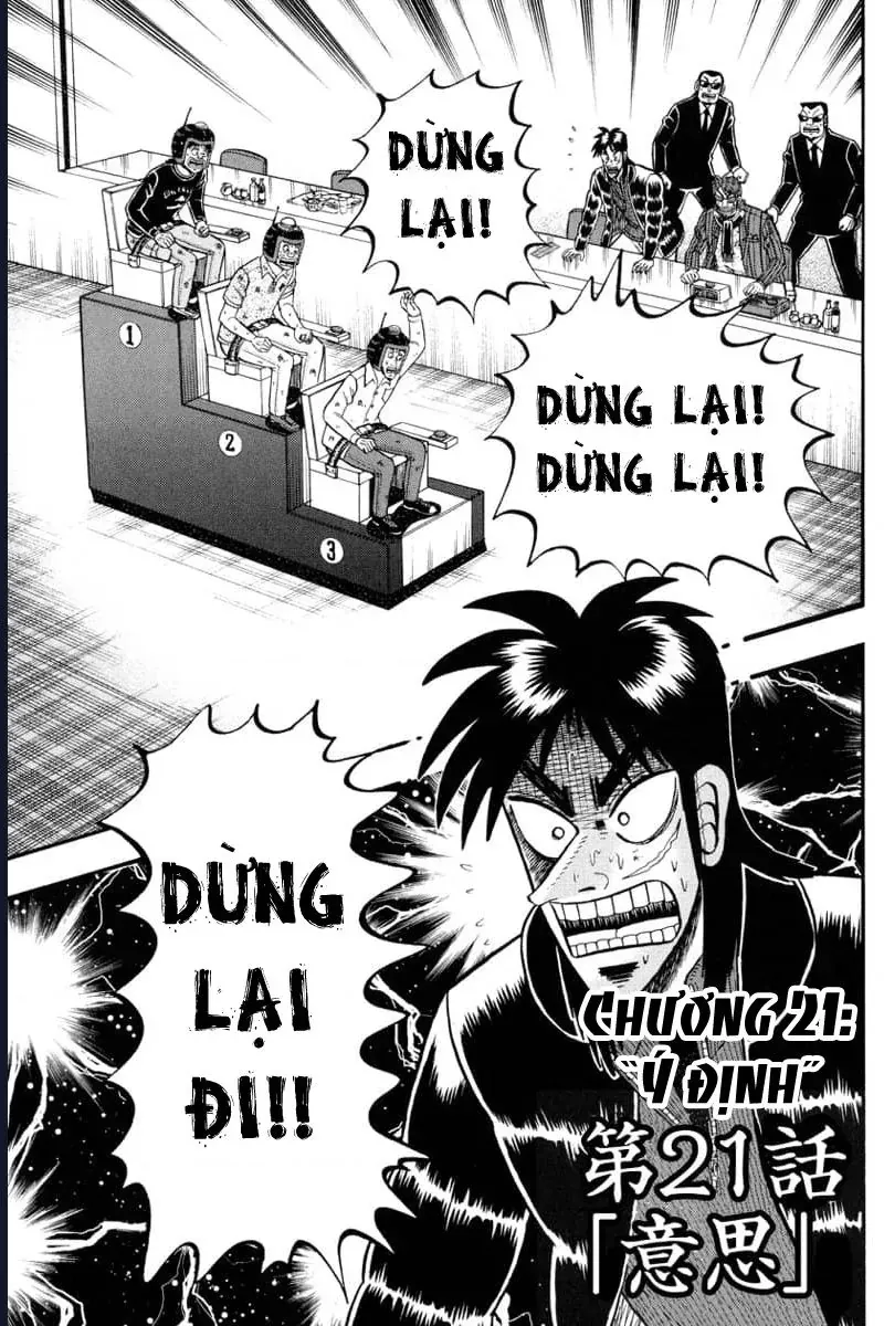 Tobaku Datenroku Kaiji: Kazuya-Hen Chapter 21 - Trang 2