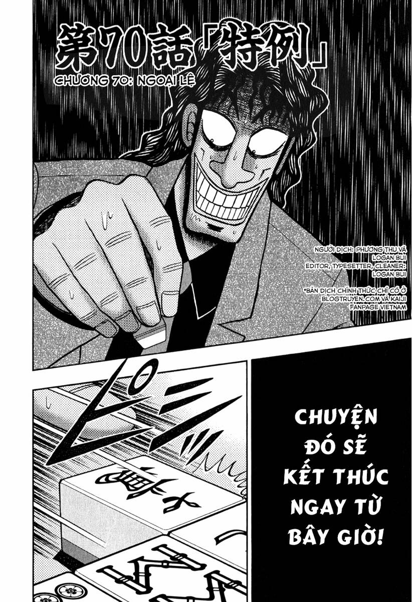 Tobaku Datenroku Kaiji Chapter 70 - Trang 2