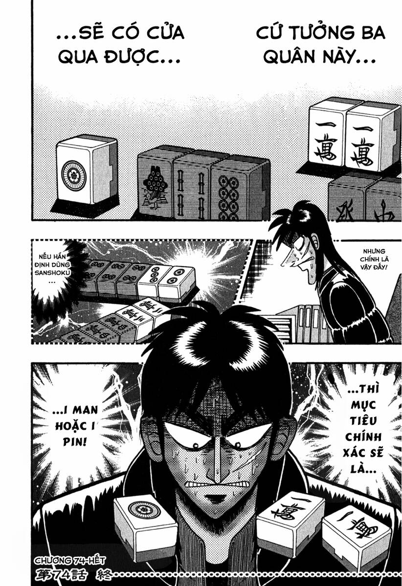 Tobaku Datenroku Kaiji Chapter 74 - Trang 2