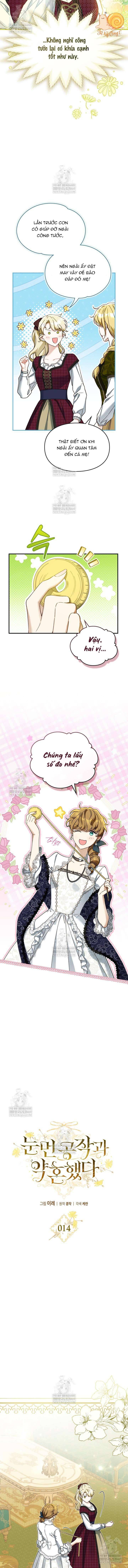 Tôi Đã Đính Hôn Với Vị Công Tước Mù Chapter 14 - Trang 2