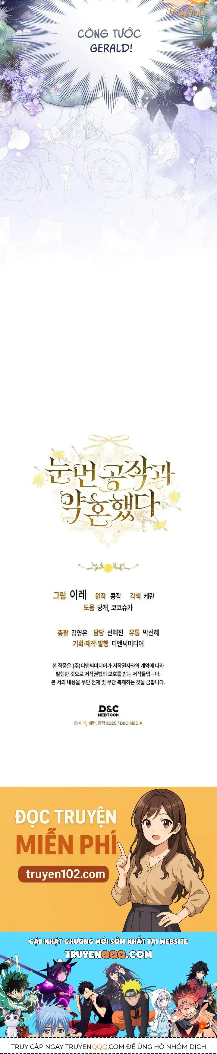 Tôi Đã Đính Hôn Với Vị Công Tước Mù Chapter 2 - Trang 2