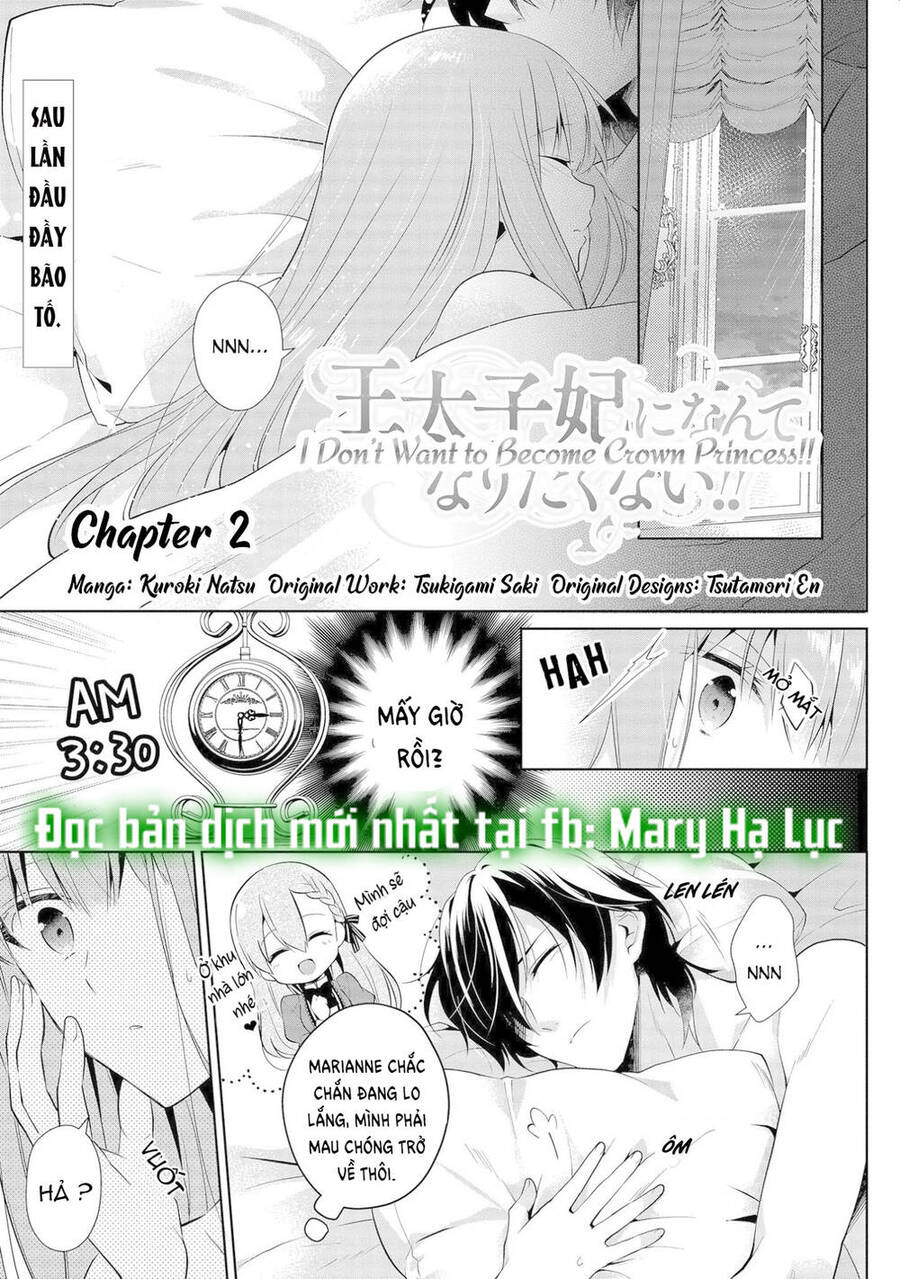 Tôi Không Muốn Trở Thành Thái Tử Phi Đâu Chapter 3.1 - Trang 2