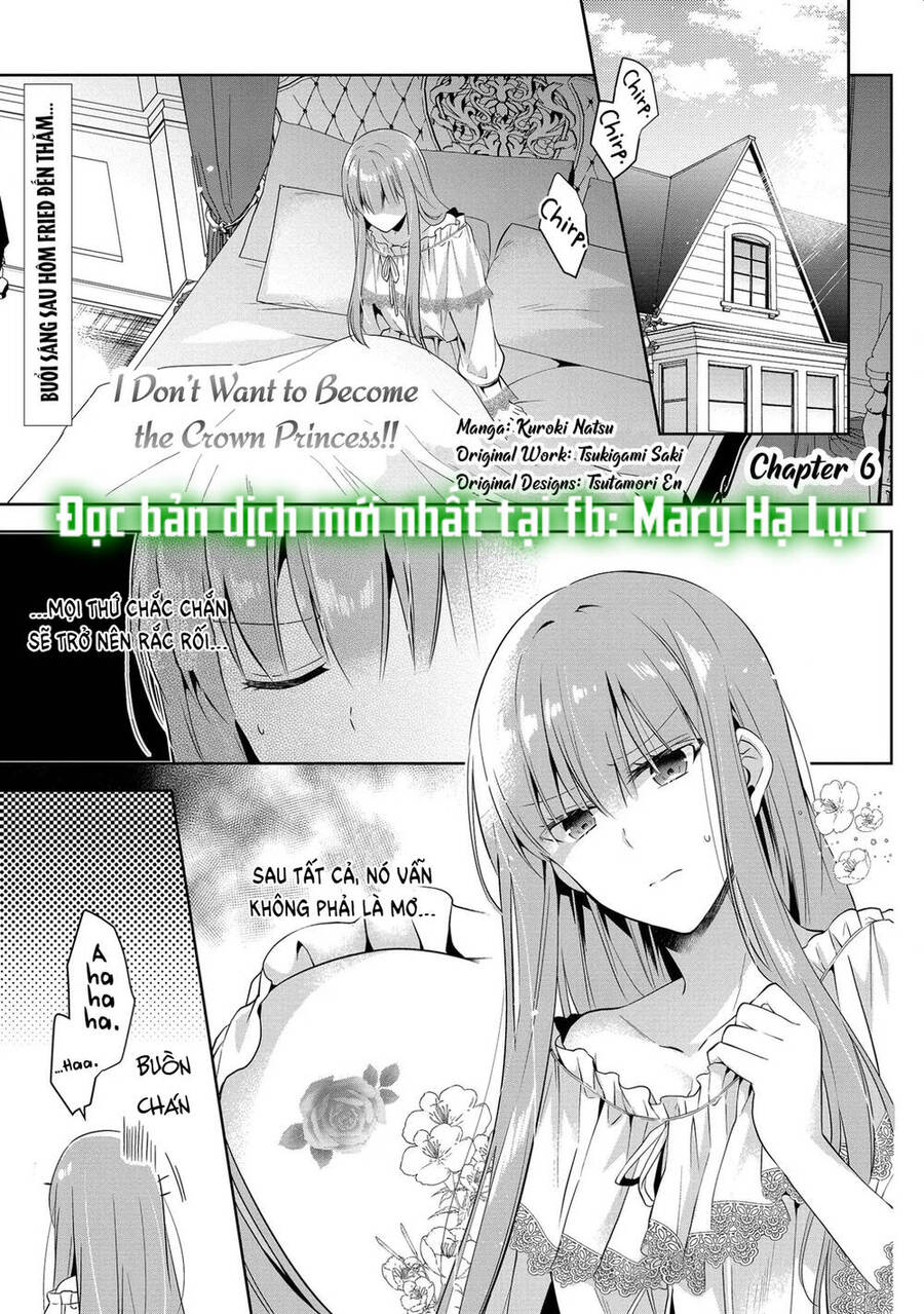 Tôi Không Muốn Trở Thành Thái Tử Phi Đâu Chapter 7.1 - Trang 2