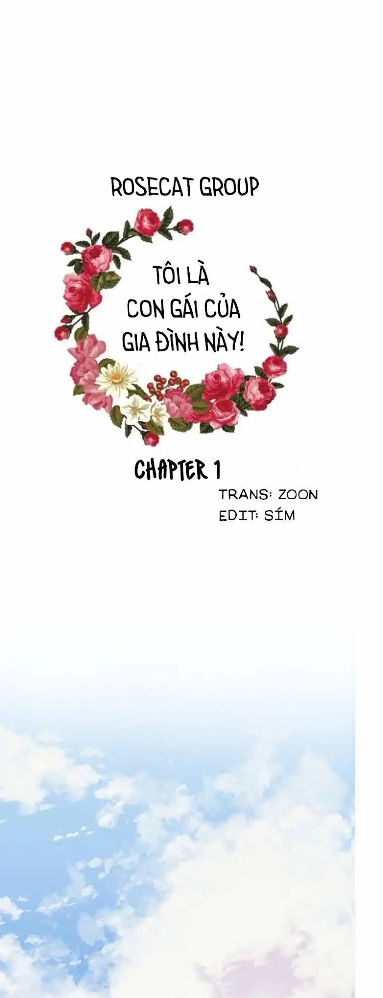 Tôi Là Tiểu Thư Của Gia Đình Này Chapter 1 - Trang 2