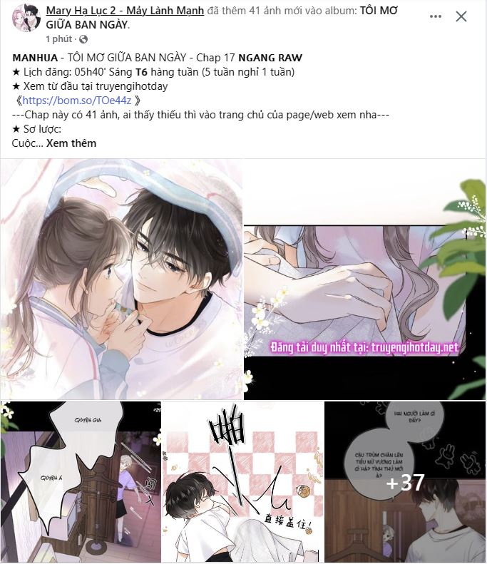 Tôi Mơ Giữa Ban Ngày Chapter 17.1 - Trang 2