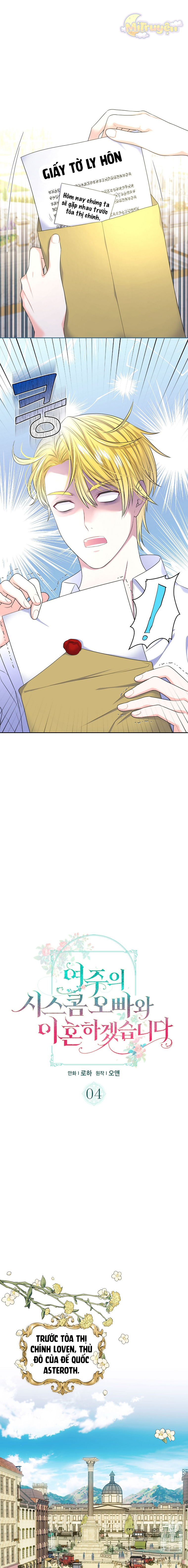 Tôi Sẽ Ly Hôn Với Anh Trai Nữ Chính Chapter 4 - Trang 2