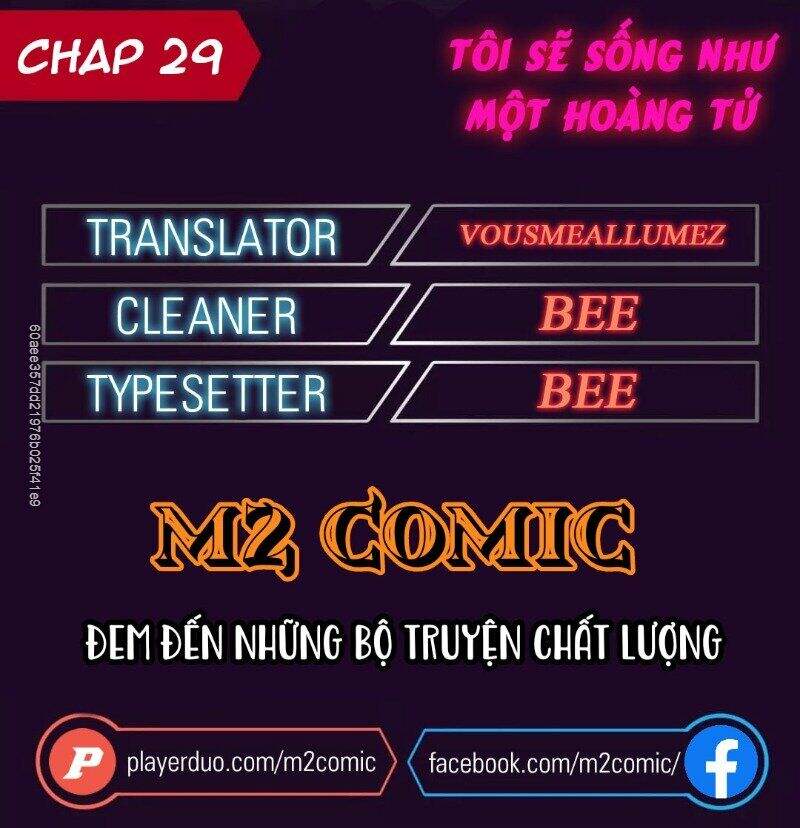 Tôi Sẽ Sống Như Một Hoàng Tử Chapter 29 - Trang 2