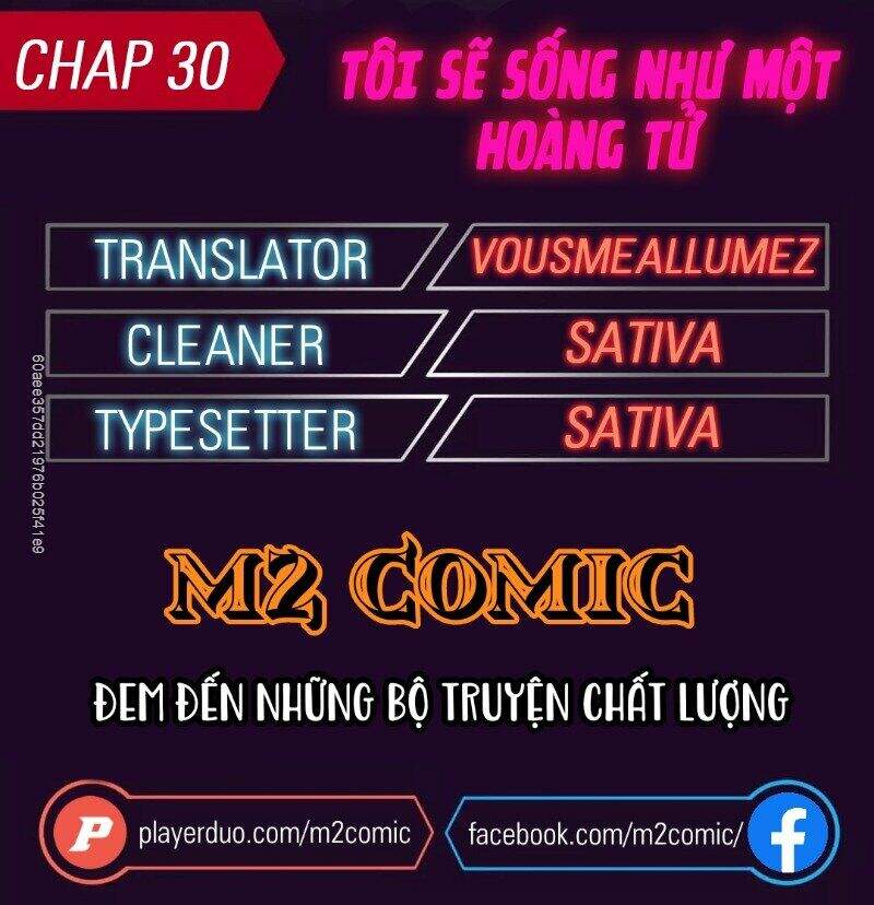 Tôi Sẽ Sống Như Một Hoàng Tử Chapter 30 - Trang 2