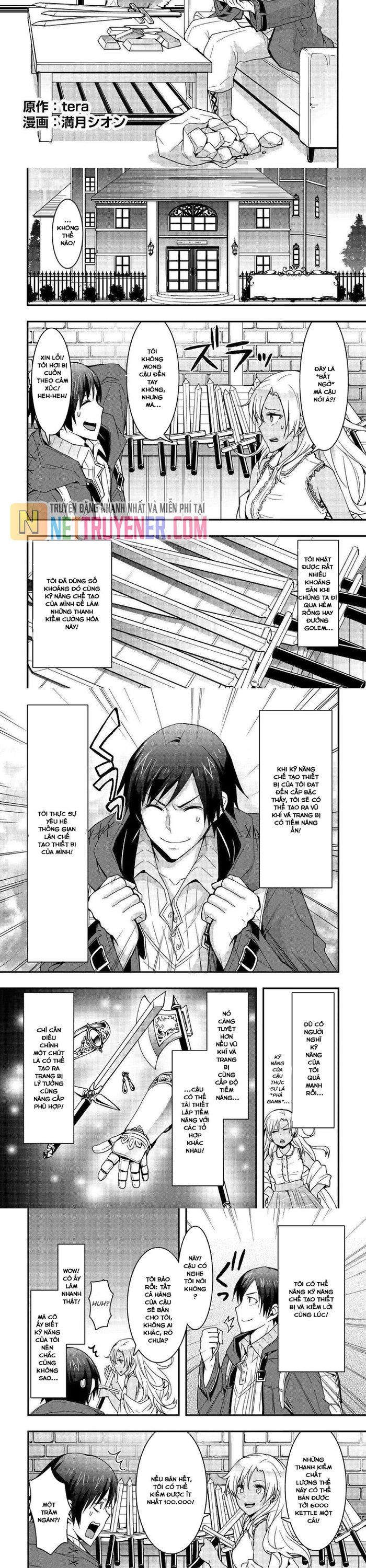 Tôi Sẽ Sống Tự Do Ở Thế Giới Khác Với Kỹ Năng Chế Tạo Trang Bị Chapter 10 - Trang 2