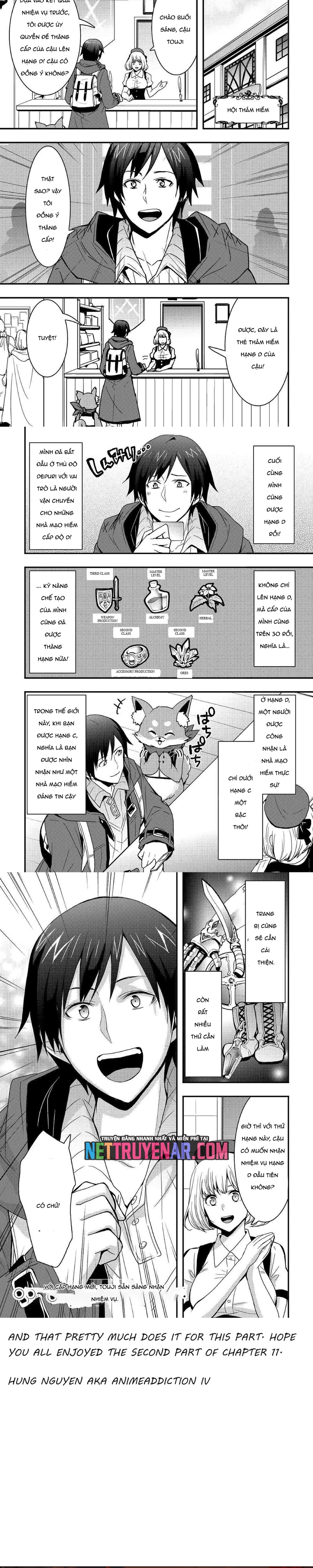 Tôi Sẽ Sống Tự Do Ở Thế Giới Khác Với Kỹ Năng Chế Tạo Trang Bị Chapter 11 - Trang 2
