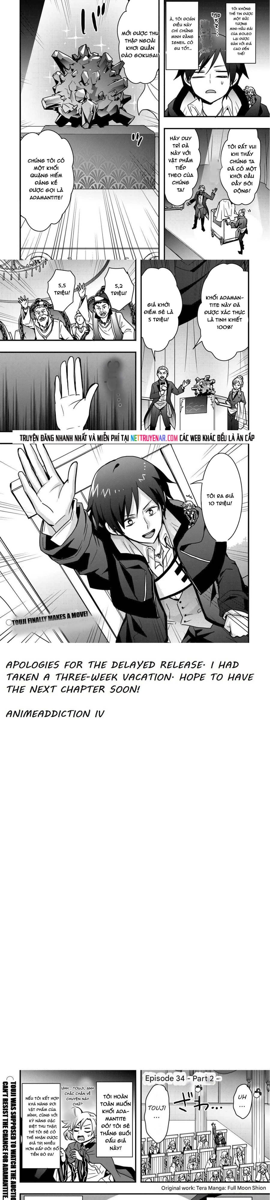 Tôi Sẽ Sống Tự Do Ở Thế Giới Khác Với Kỹ Năng Chế Tạo Trang Bị Chapter 34 - Trang 2