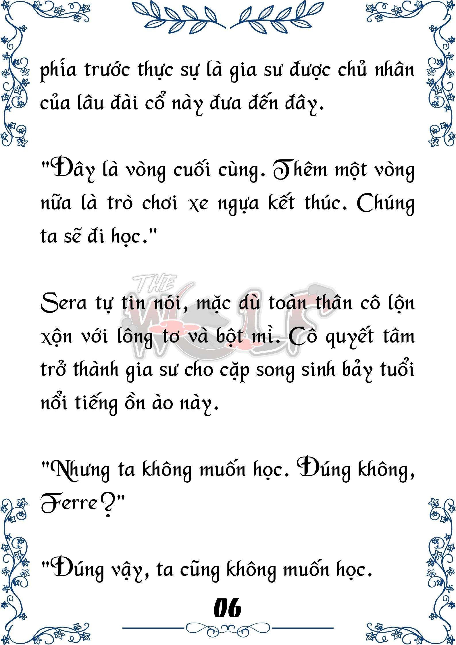 Tôi Trở Thành Gia Sư Của Cặp Song Sinh Hoàng Gia Chapter 0 - Trang 2