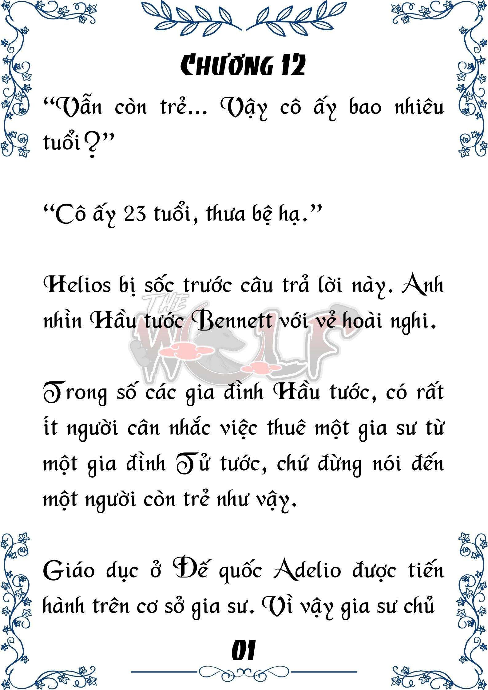 Tôi Trở Thành Gia Sư Của Cặp Song Sinh Hoàng Gia Chapter 12 - Trang 2