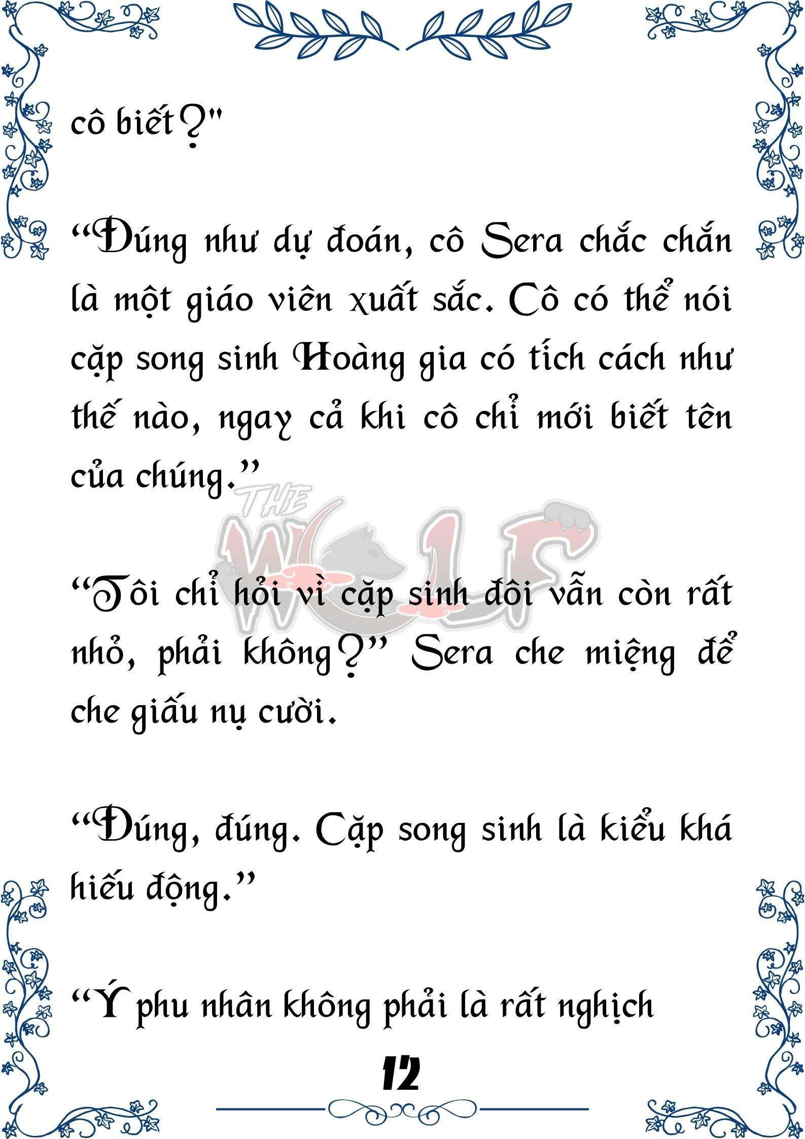 Tôi Trở Thành Gia Sư Của Cặp Song Sinh Hoàng Gia Chapter 13 - Trang 2