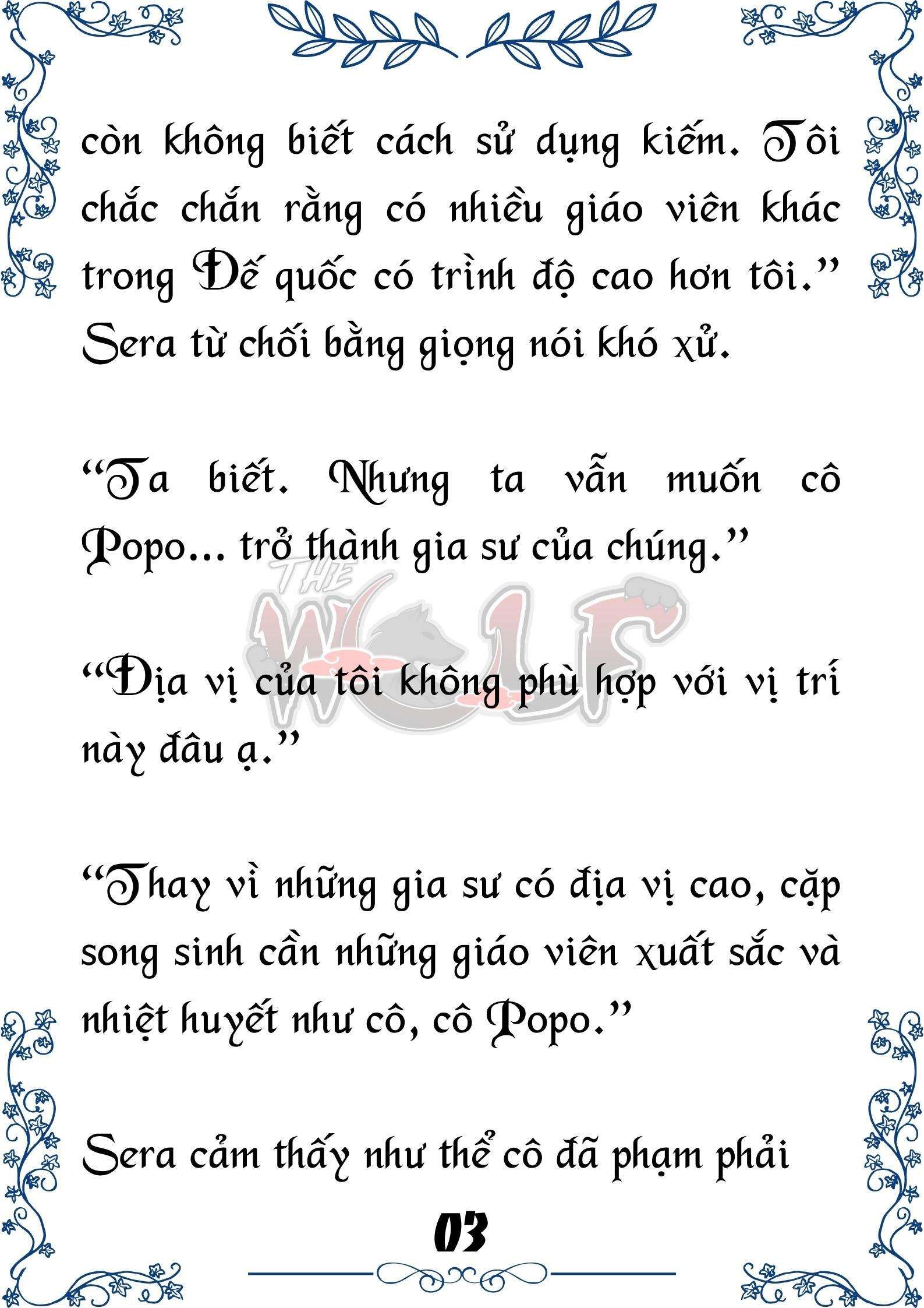 Tôi Trở Thành Gia Sư Của Cặp Song Sinh Hoàng Gia Chapter 16 - Trang 2