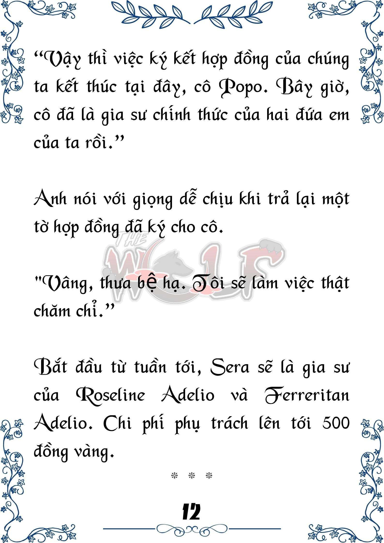 Tôi Trở Thành Gia Sư Của Cặp Song Sinh Hoàng Gia Chapter 17 - Trang 2