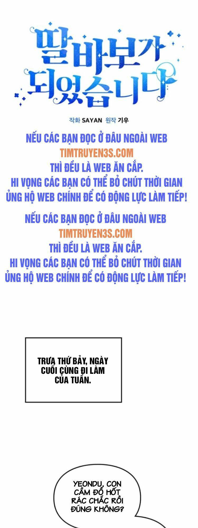 Tôi Trở Thành Một Người Cha Chapter 8 - Trang 2