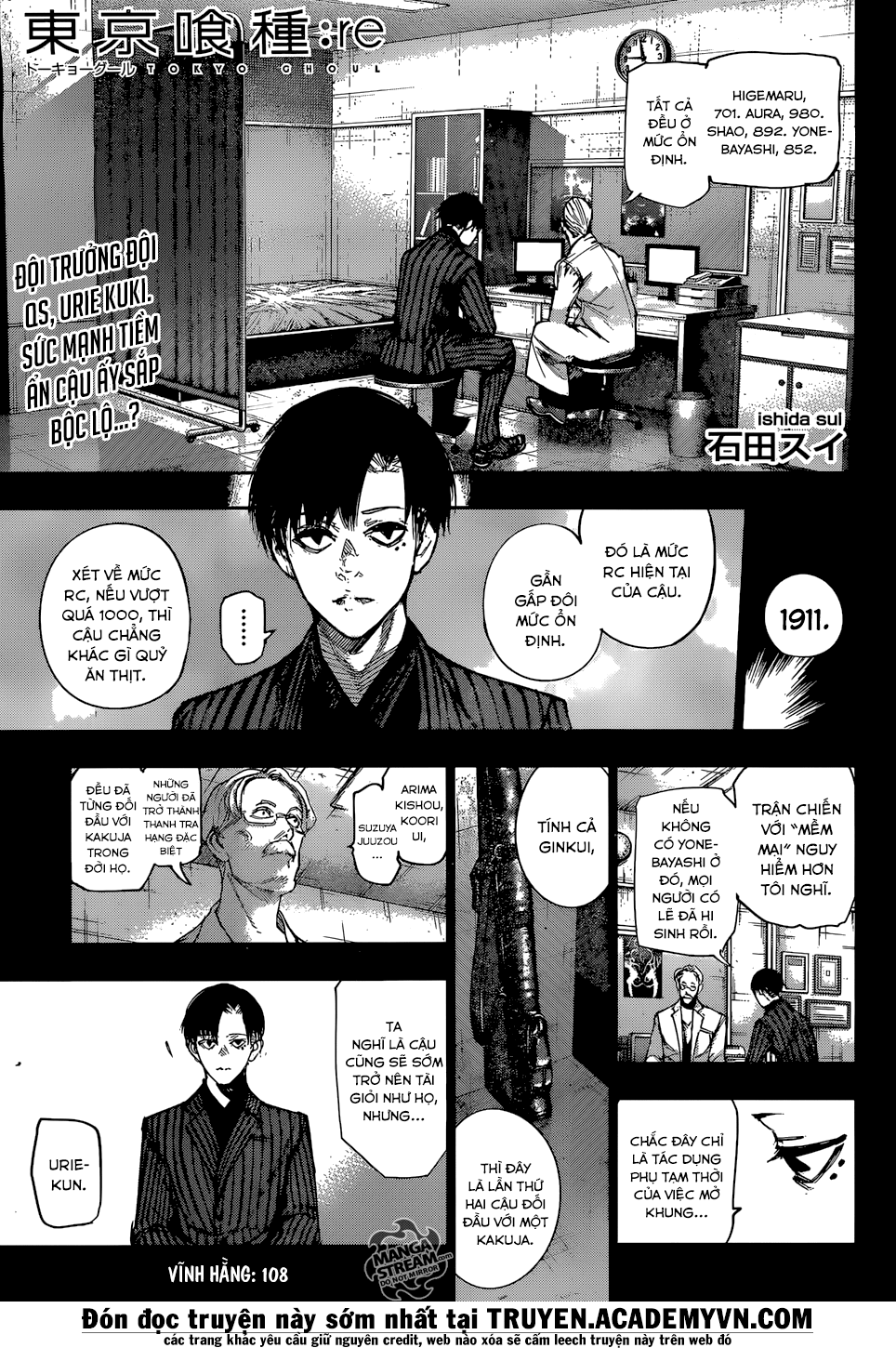 Tokyo Ghoul:Re Chapter 108 - Trang 2
