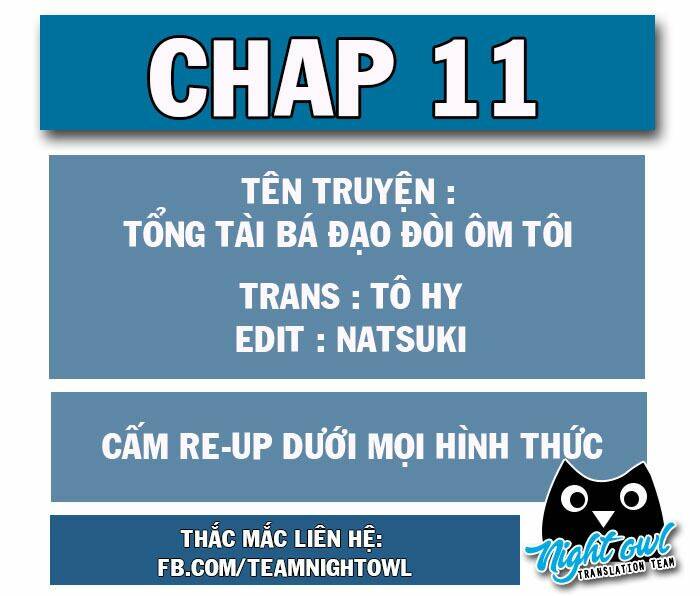 Tổng Tài Bá Đạo Cầu Ôm Ôm Chapter 11 - Trang 2