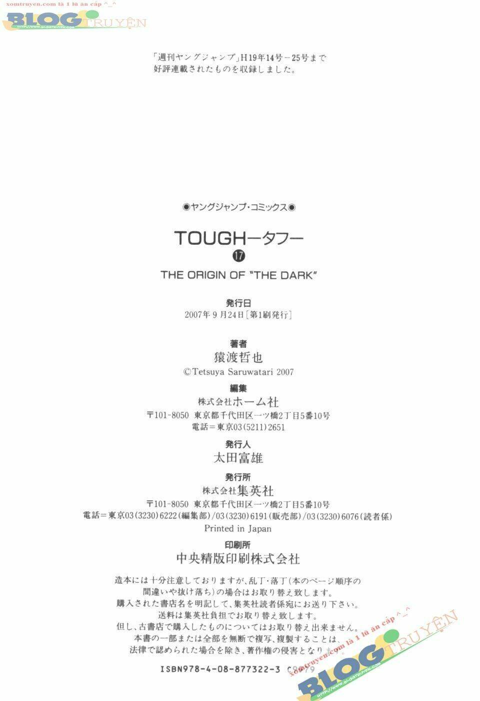 Tough – Miyazawa Kiichi Chapter 181 - Trang 2