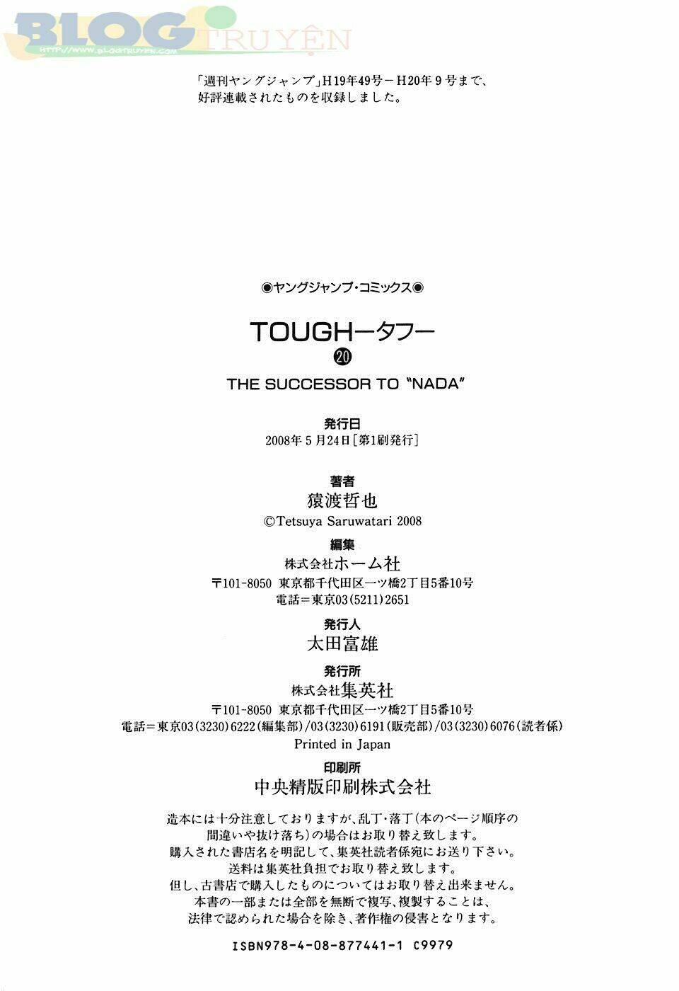 Tough – Miyazawa Kiichi Chapter 211 - Trang 2