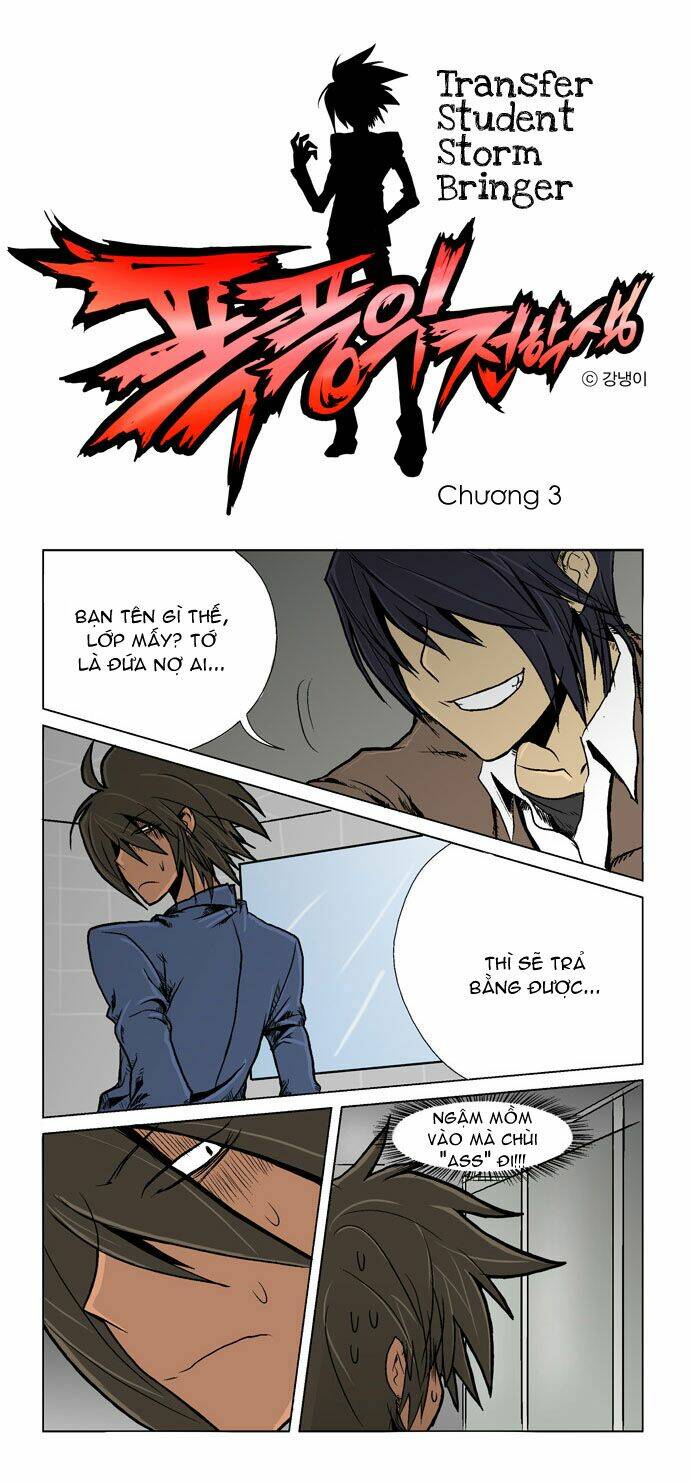 Transfer Student Storm Bringer Chapter 3 - Trang 2