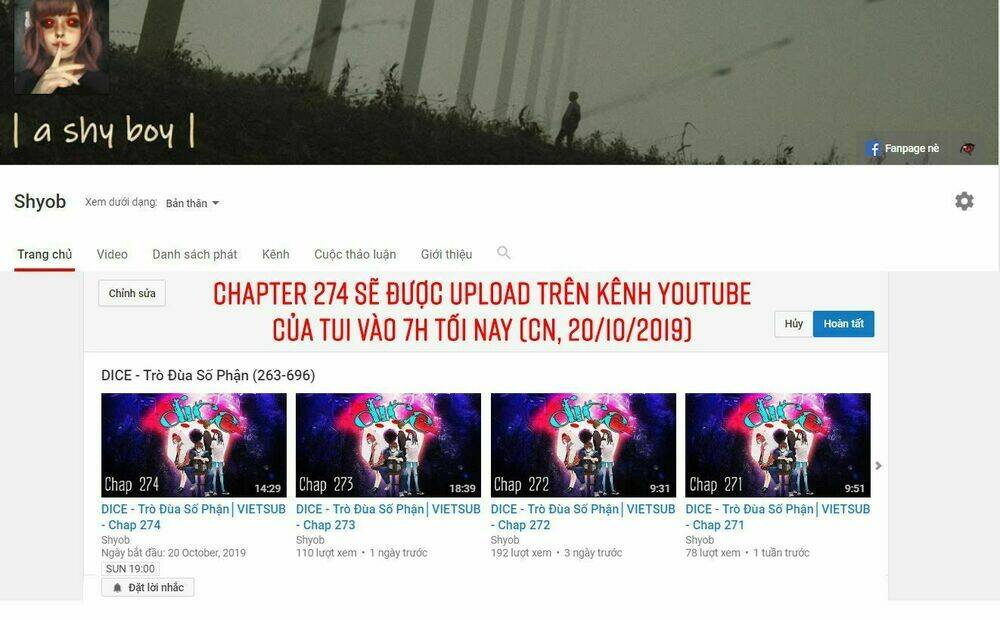 Trò Chơi Số Mệnh Chapter 272.5 - Trang 2