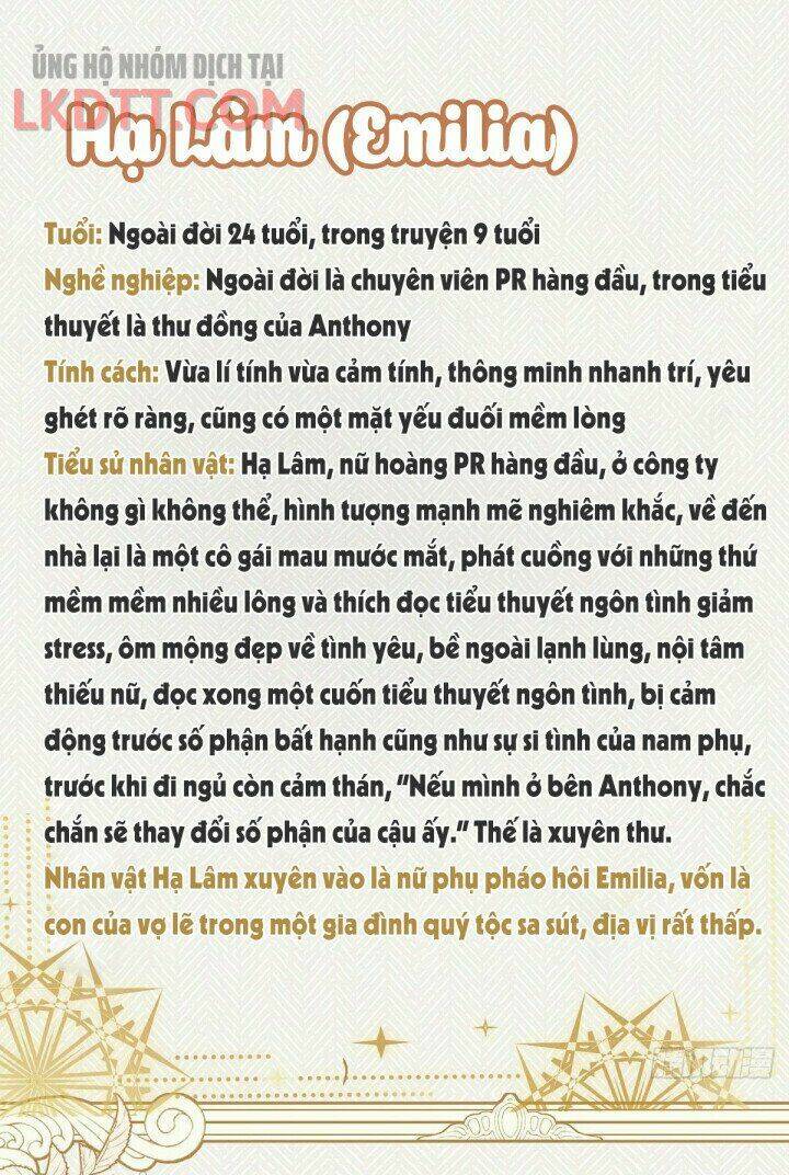 Trở Thành Bạch Nguyệt Quang Của Phản Diện Hắc Hóa Chapter 0 - Trang 2