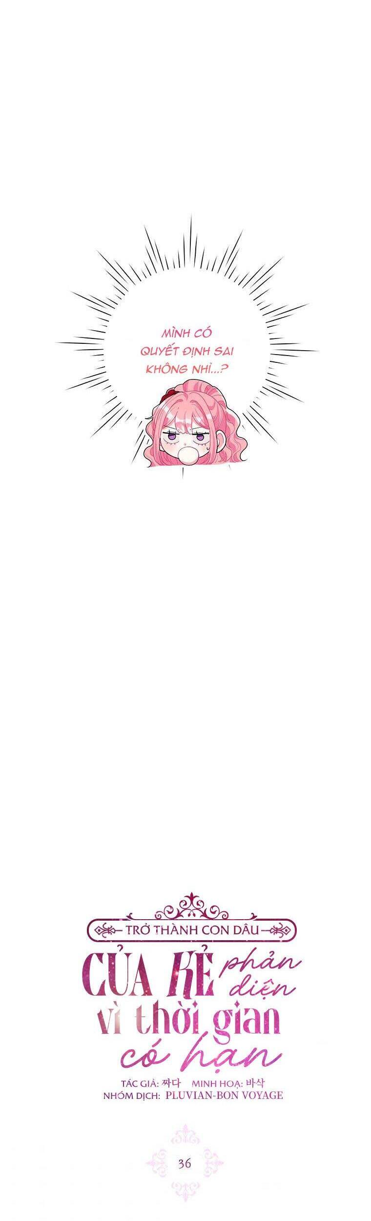 Trở Thành Con Dâu Của Kẻ Phản Diện Vì Thời Gian Có Hạn Chapter 36 - Trang 2