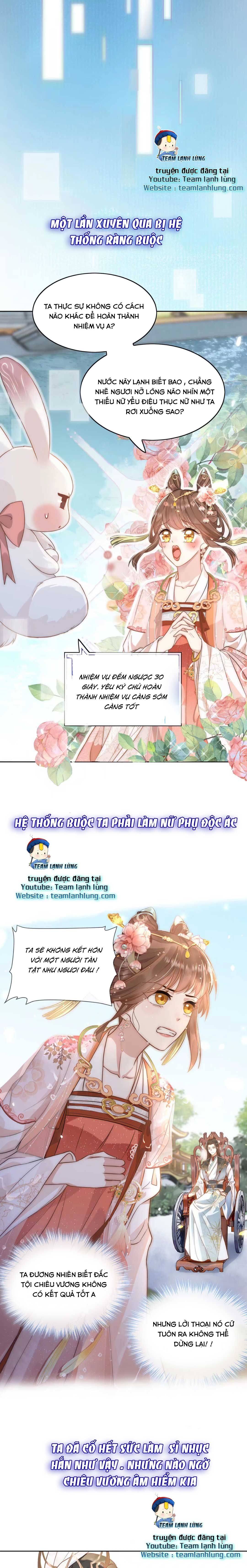 Trở Thành Nữ Phụ Ác Độc Chinh Phục Vương Gia Chapter 1 - Trang 2