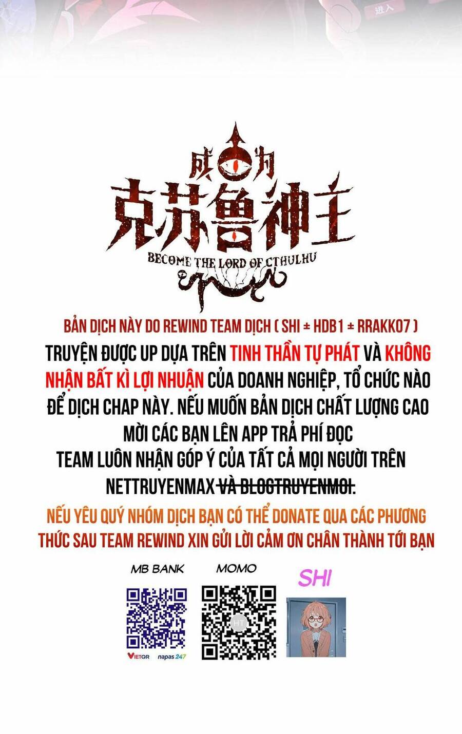 Trở Thành Thần Chủ Cthulhu Chapter 92 - Trang 2