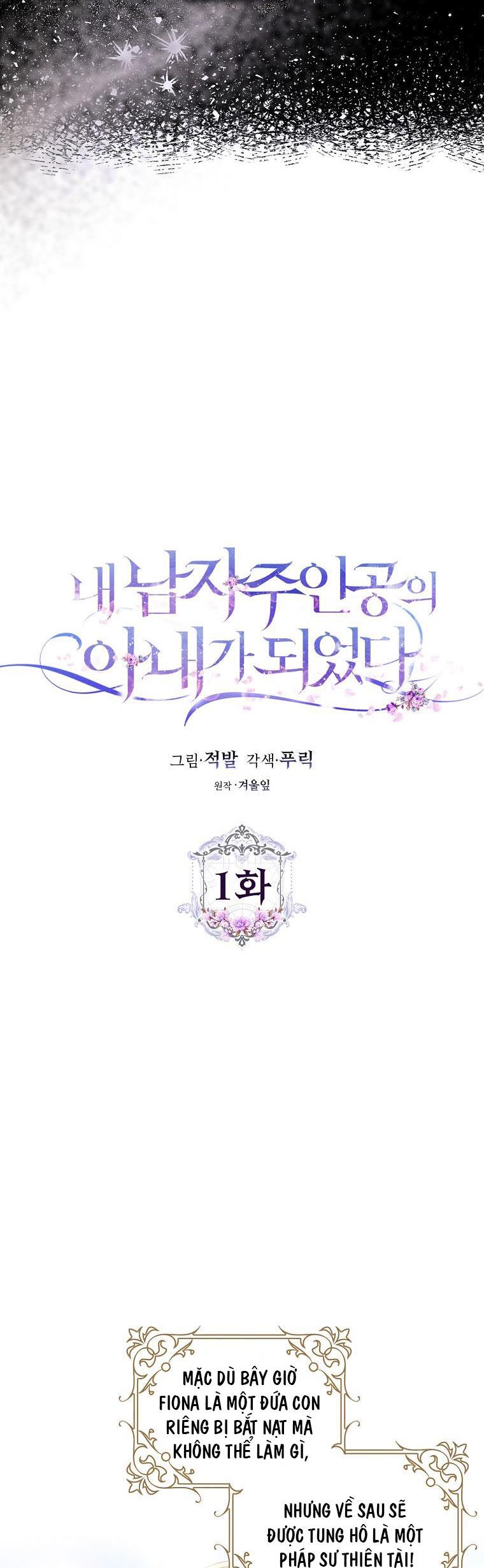 Trở Thành Vợ Của Nam Chính Tiểu Thuyết Chapter 1 - Trang 2