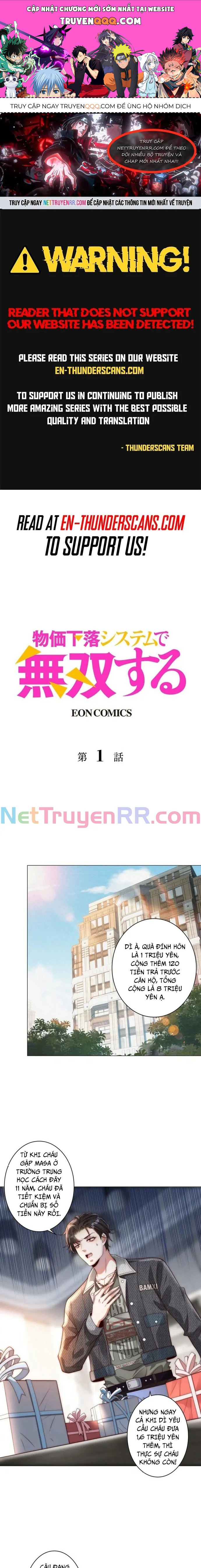 Trở ThàNh Vô ĐịCh BằNg Hệ ThốNg GiảM Giá Trị Chapter 1 - Trang 2