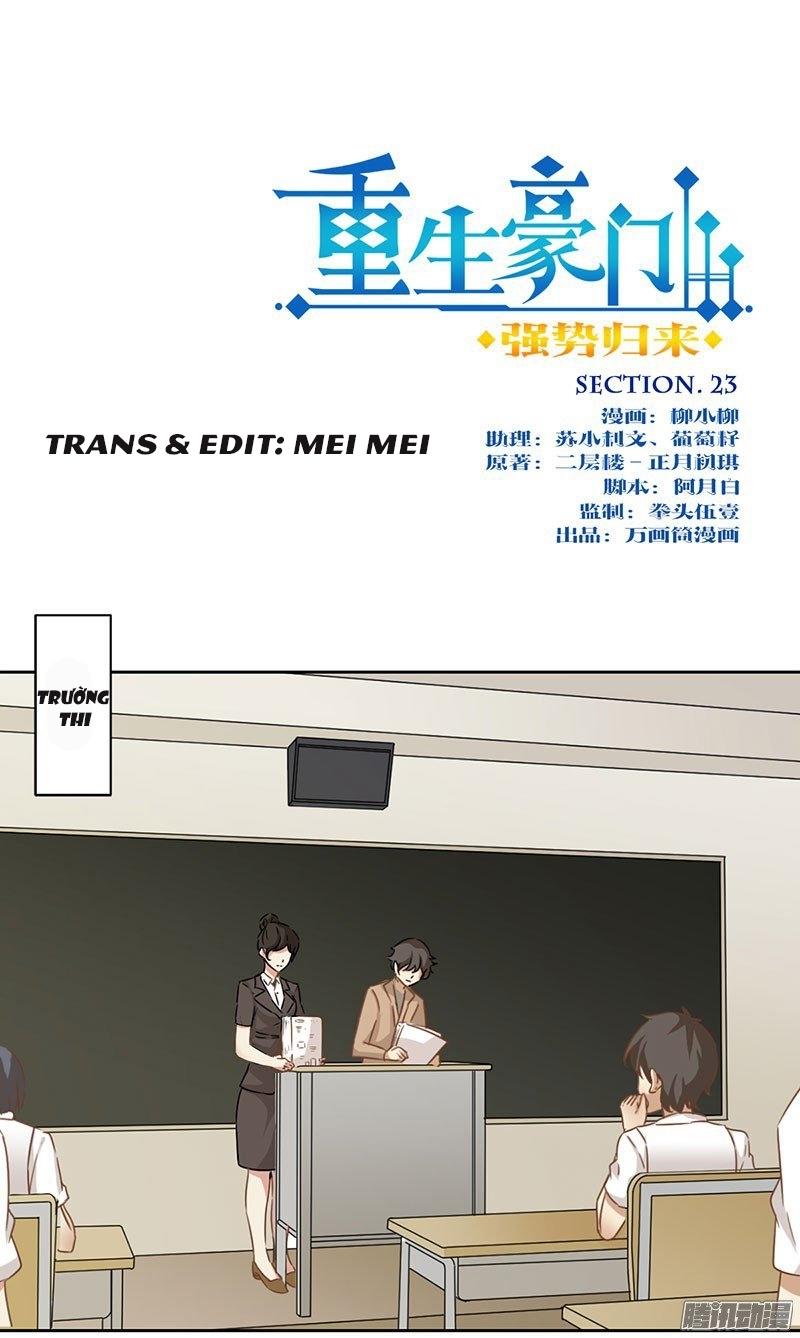 Trọng Sinh Chi Hao Môn Cường Thế Quy Lai Chapter 23 - Trang 2