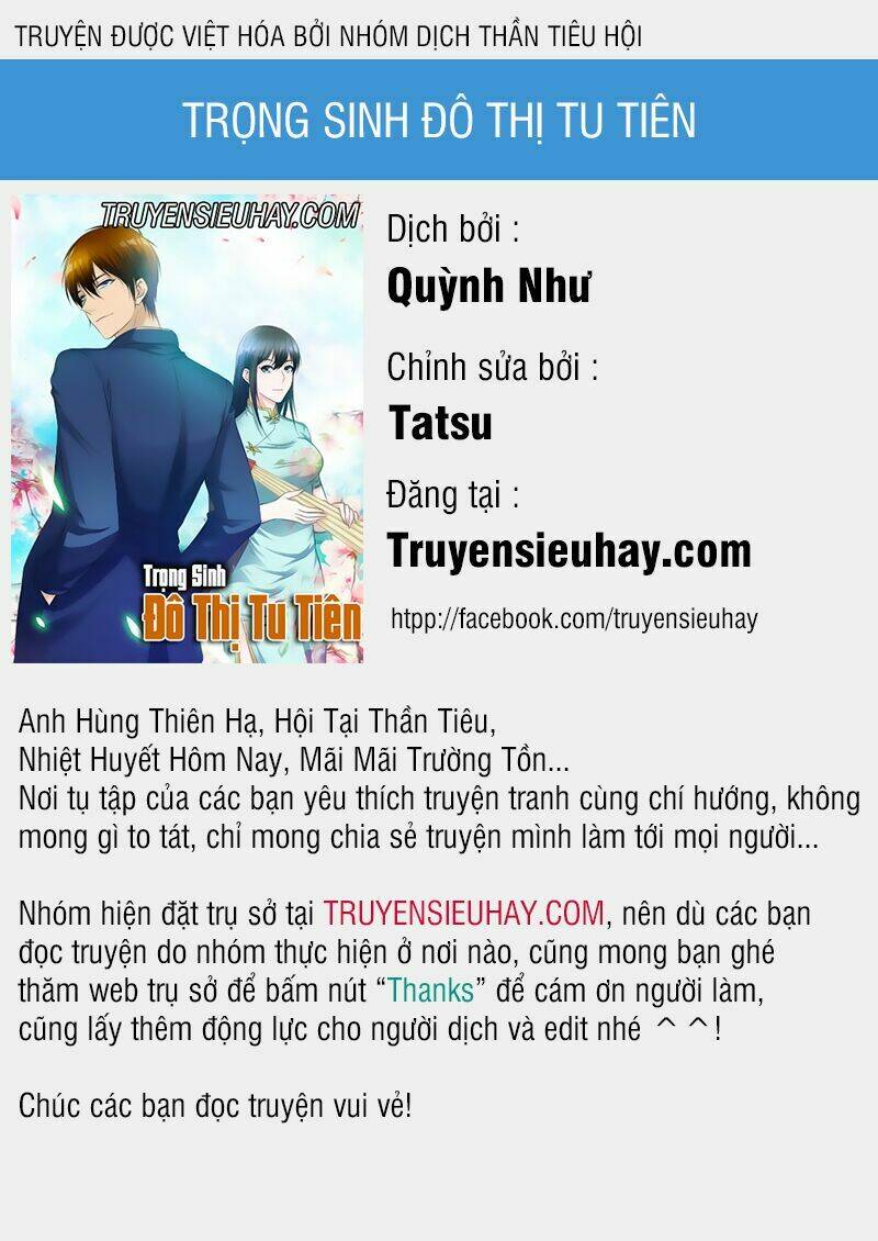 Trọng Sinh Đô Thị Tu Tiên Chapter 269 - Trang 2