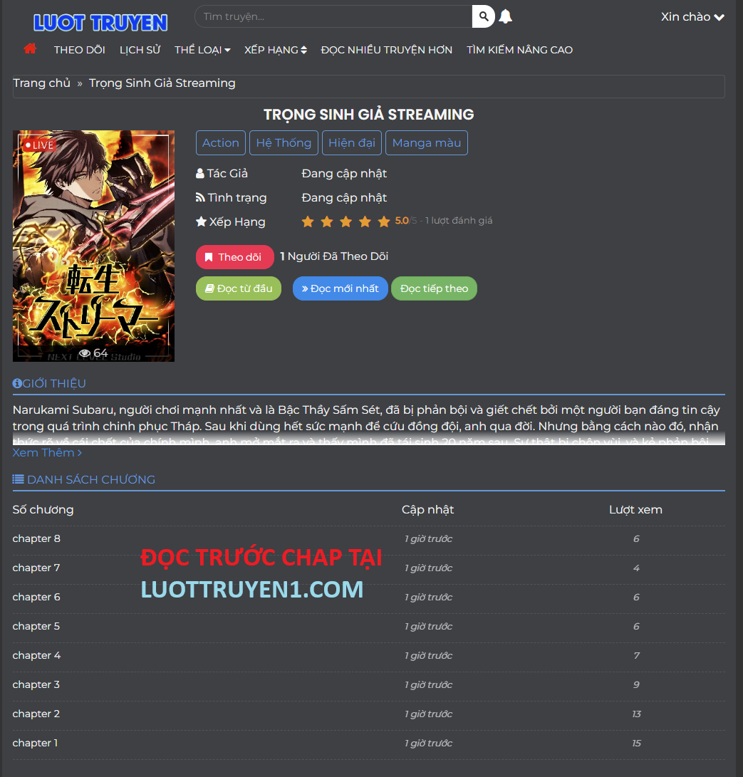 Trọng Sinh Giả Streaming Chapter 2.5 - Trang 2