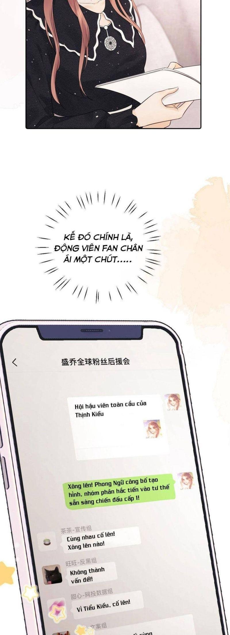 Trọng Sinh Trở Thành Fan” Vợ ” Của Thần Tượng Chapter 10 - Trang 2