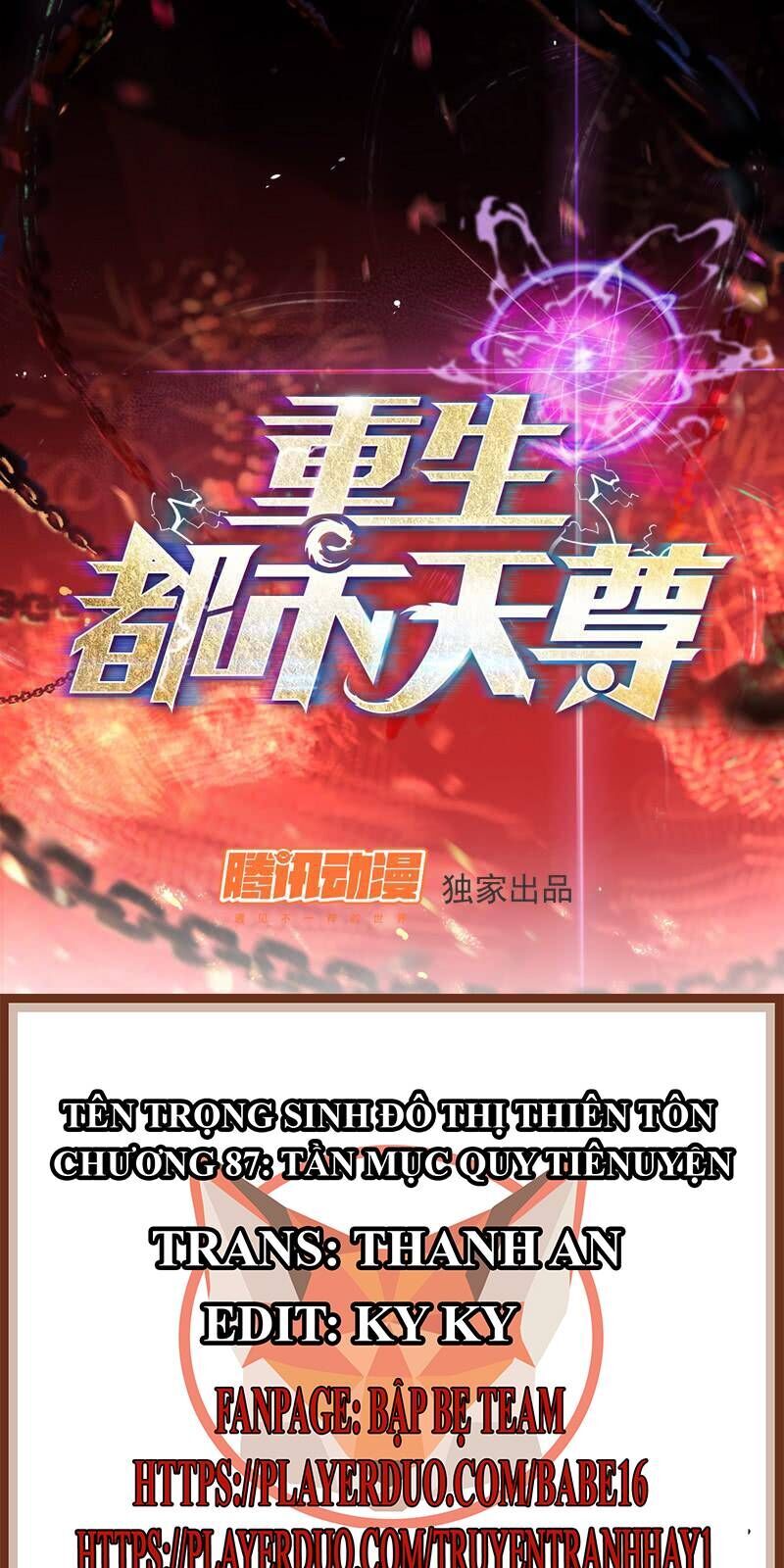 Trùng Sinh Đô Thị Thiên Tôn Chapter 87 - Trang 2