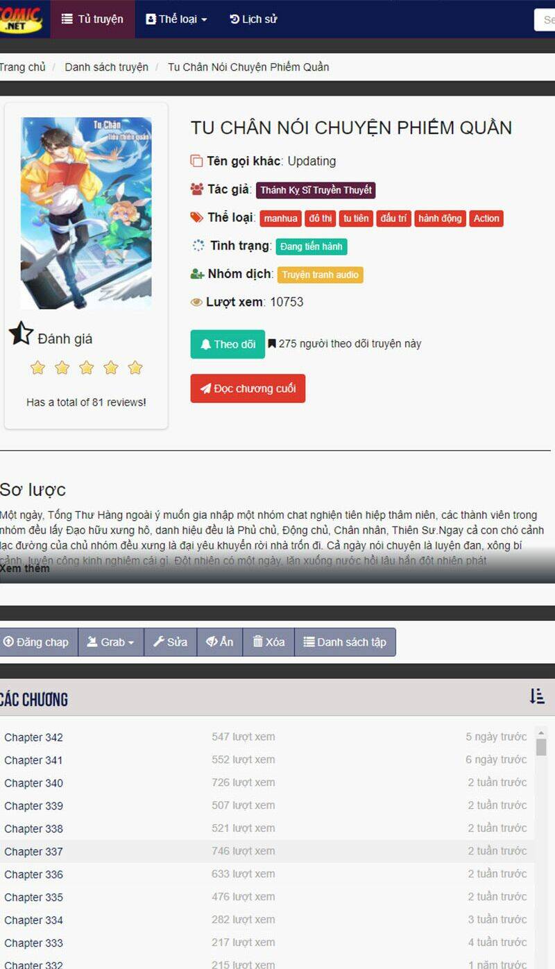 Tu Chân Nói Chuyện Phiếm Quần Chapter 343 - Trang 2